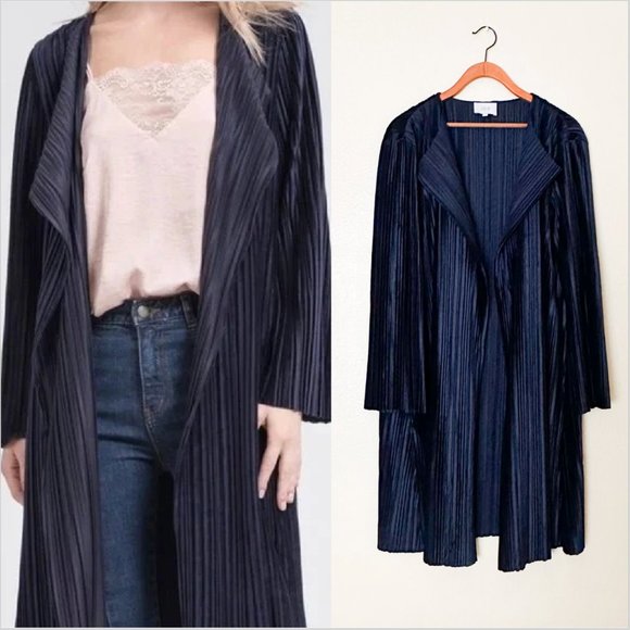 Anthropologie JOA Plush Velvet Duster Cardigan - Size Small - Picture 1 of 11